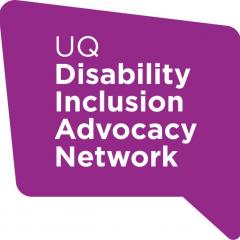 UQ Disability Inclusion Advocacy Network Logo