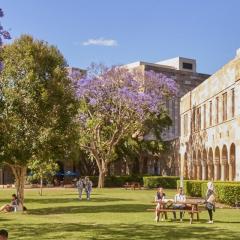 A photo of the University of Queensland's Great Court area